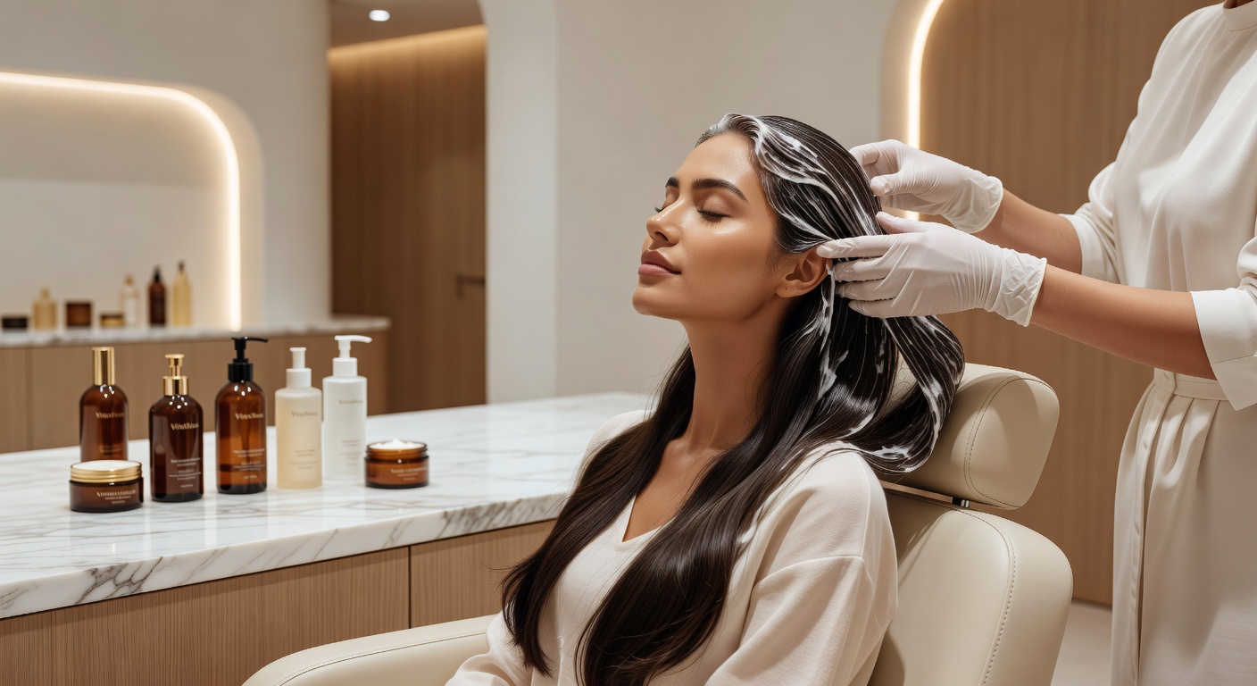 Luxury hair treatment and deep conditioning at Virexospace