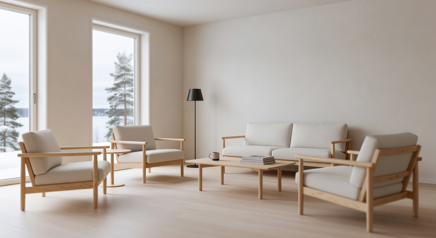 Virexospace beautifully designed scandinavian minimalist interior in Finland