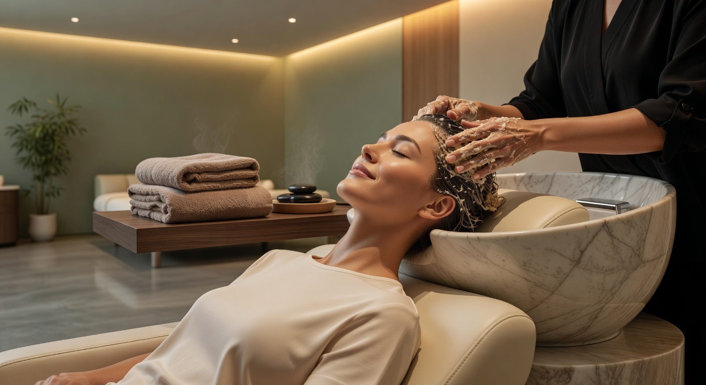 Virexospace relaxing luxury scalp spa